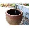 Image 2 : Large Brown Planter Pot 22" Dia, 34"H (rain chain not included)