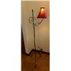 Image 1 : Metal Pole Floor Lamp w/ Shade 14"L x  61"H