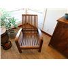 Image 2 : Wooden Lounge Armchair w/ Slatted Seat & Back 20" x 27" x 24"H