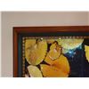Image 2 : Koi Fish Artwork, Wood Framed & Matted, 31" x 23"