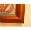 Image 2 : Leaf Motif Artwork, Wood Framed 20.5" x 17"