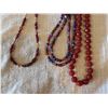 Image 2 : Qty 3 Handcrafted Beaded Necklaces, Misc Stones & Sizes