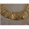 Image 2 : Textured Gold-Tone Choker Necklace 7" Dia