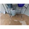 Image 4 : Metal 3-Tier Shelf w/ 3 Plant Pots & 2 Watering Cans, Misc Sizes