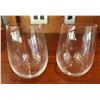 Image 1 : Qty 2 Riedel Stemless Wine Tumblers 4.5"H
