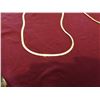 Image 3 : Gold 14k Herringbone Chain Necklace 18"L, 6.3 grams
