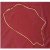 Image 2 : Gold 14k Rope Chain Necklace 20"L, 3.8 grams