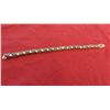 Image 1 : Gold 14k Gemstone Bracelet w/ Diamonds 7.5"L