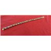 Image 2 : Gold 14k Gemstone Bracelet w/ Diamonds 7.5"L