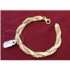 Image 1 : Gold 14k Woven Bracelet 7"L, 9.29 grams