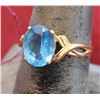Image 1 : Gold 14k Ring w/ Gemstones Size 8