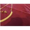 Image 2 : Fringe Necklace Approx 14"L w/ Pair Stud Earrings