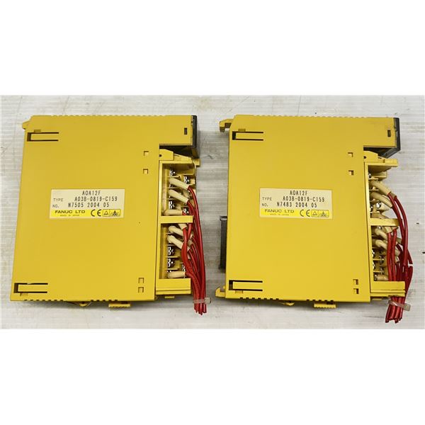 (2) Fanuc #A03B-0819-C159 AOA12F Modules