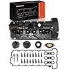 NEW ENGINE VALVE COVER SET, WITH OIL FILLER CAP &