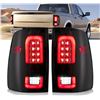 Image 1 : NEW LABWORK 1 PAIR TAIL LIGHTS FOR 2009-2018 RAM