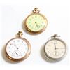 THREE VINTAGE POCKET WATCHES