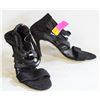 WOMENS SIZE 42 OPEN TOE STILLETO HEEL SANDALS