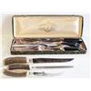 Image 1 : 2 VINTAGE CARVING KNIFE SETS