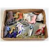 FLAT FULL OF MINIATURE VINTAGE SHOES & BOOTS