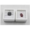 #193-NATURAL BLACK ONYX 4.25 CT & RUBY 2.50CT
