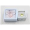 #32-NATURAL PINK ROSE QZ 17.5 CT & LEMON QZ 2.00CT