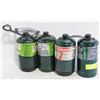 Image 1 : 4 1LB PROPANE TANKS * THIS ITEM IS NOT AVAILABLE