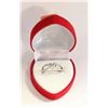 BEBOLD CZ SOLITAIRE PLATINUM PLATED HEART