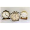 Image 1 : VINTAGE SWIZA, VEGILA, RENOWN ALARM CLOCKS