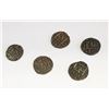 Image 1 : 1835-1910 ANTIQUE BHUTAN 1/2 RUPEE COINS, LOT OF