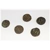 Image 1 : 1835-1910 ANTIQUE BHUTAN 1/2 RUPEE COINS, LOT OF