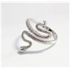 Image 1 : VINTAGE STYLE  CUBIC ZIRCONIA GEM  SNAKE RING S7