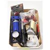 FOOT POWERED AIR PUMP + BIKE ITEMS