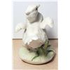 Image 2 : 8)  CYBIS BABY PORCELAIN DUCKLING, 4" TALL X 2.75