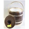 VINTAGE JAPAN MADE "BARREL" ICE BUCKET