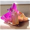 Image 2 : 10)  NATURAL AURA CRYSTAL PINK & YELLOW CLUSTER,