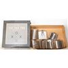 FLASKS & SHOT GLASSES TIC TAC TOE GAME, INDIGO