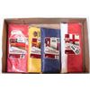 (4) NEW FLAGS (27"X54") FRANCE, GERMANY, ENGLAND