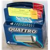 3 SEALED BOXES OF SCHICK QUATTRO RAZOR BLADES