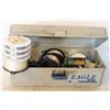 TACKLE BOX WITH FISHING LINE