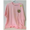 Image 1 : UNISEX PINK SHIRT WITH COLORFUL GLOBE