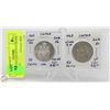 CDN 50 CENT COLLECTION SILVER 1964 + 1963