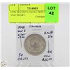 CDN 50 CENT COLLECTION SILVER 1943