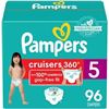 Image 1 : NEW PAMPERS CRUISERS PULL-ON DIAPERS 96PK SZ 5