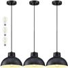 NEW 3 PACK CNXIN 10" PENDANT LAMP WITH FAN