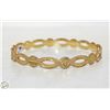STAMPED 18K WOMEN'S BANGLE
