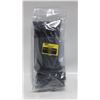 700 BLACK 6" UV PROTECTED SELF LOCKING CABLE TIES
