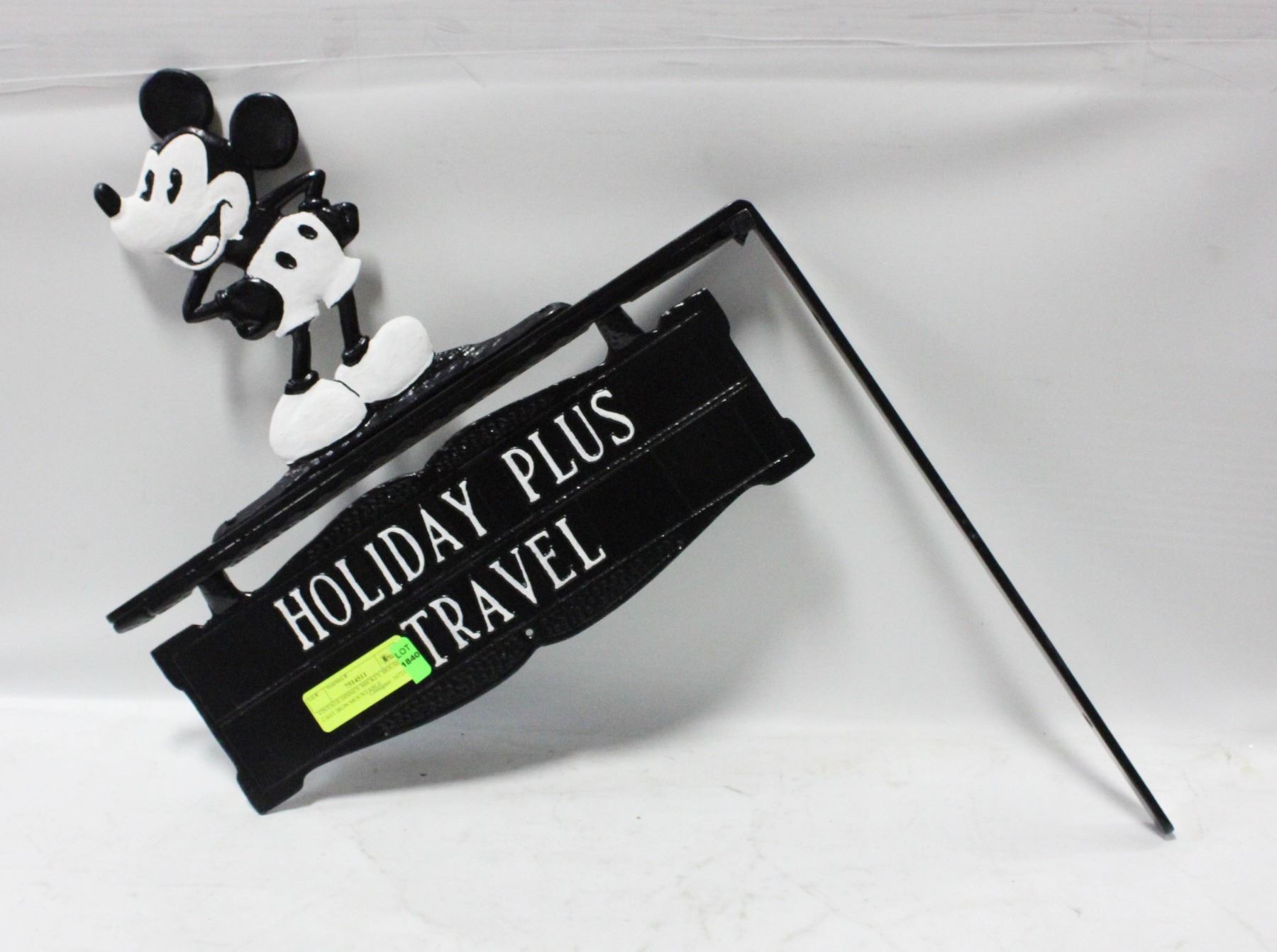 VINTAGE DISNEY MICKEY MOUSE CAST IRON MOUNTABLE vintage-disney-mickey-mouse-cast-iron-mountable