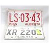 SET OF 4 LICENSE PLATES