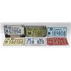 Image 1 : 6 VINTAGE MOTOR BIKE LICENCE PLATES