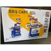 Image 2 : 1 BBQ Grill Kids Kitchen Toy Play Set - 61PCS - Blue - Brand New!